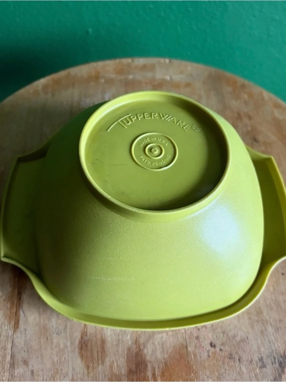 Vintage Tupperware Servalier Bowl 3.5 cup in Lime Green
